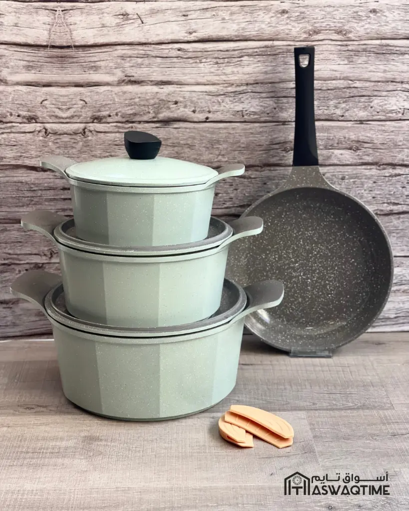 JEWEL GRANITE COOKWARE SET 9 PCS