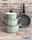 JEWEL GRANITE COOKWARE SET 9 PCS