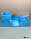[MS07-DL3363] TRANSPARENT SQUARE BOX PEN HOLDER.webp