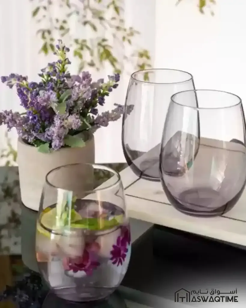 [PSB-420725MOR] PASABAHCE AMBER GOLDEN TOUCH BEVERAGE GLASS 6PCS 570ML PURPLE.webp