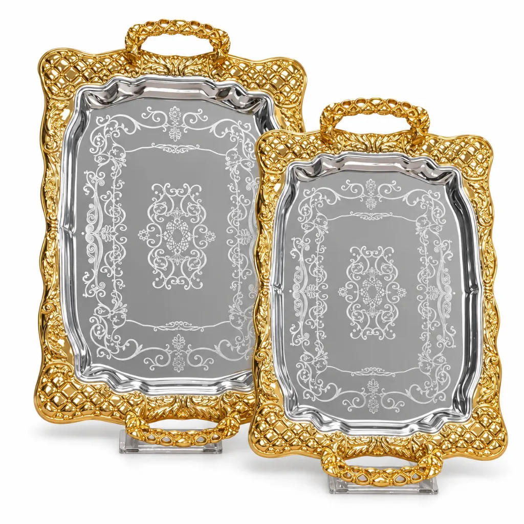 GER-GER1858 GERMAX GOLDEN TRAY 2PCS 5.webp