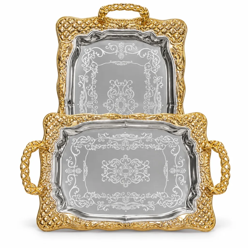 GER-GER1858 GERMAX GOLDEN TRAY 2PCS 2.webp
