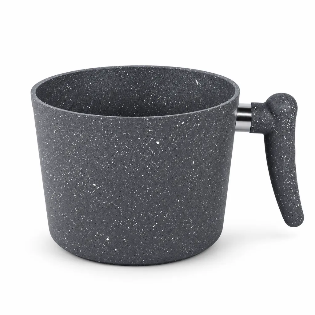 HASCEVHER GERMANITIUM GRANITE MILK POT 16x13.5 CM 1.webp