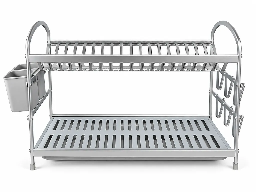 LS-DSH-13 2 TIER ALUMINUM DISH RACK 3.webp