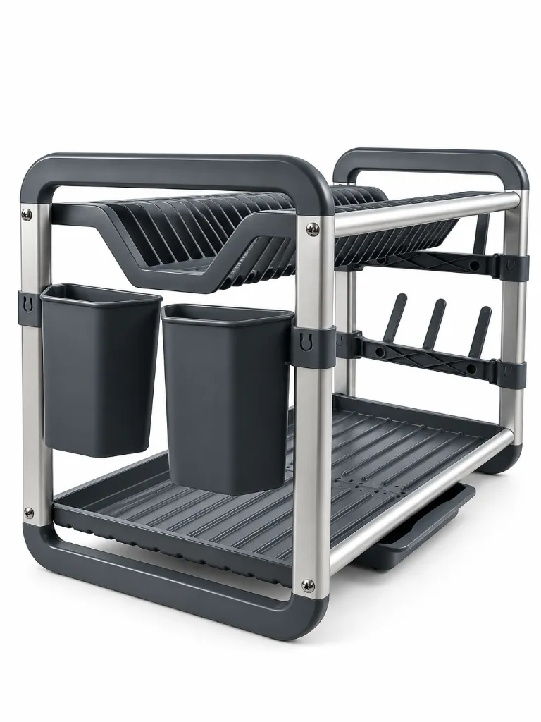 LS-DSH-30 21 TIER ALUMINUM DISH RACK 2.webp