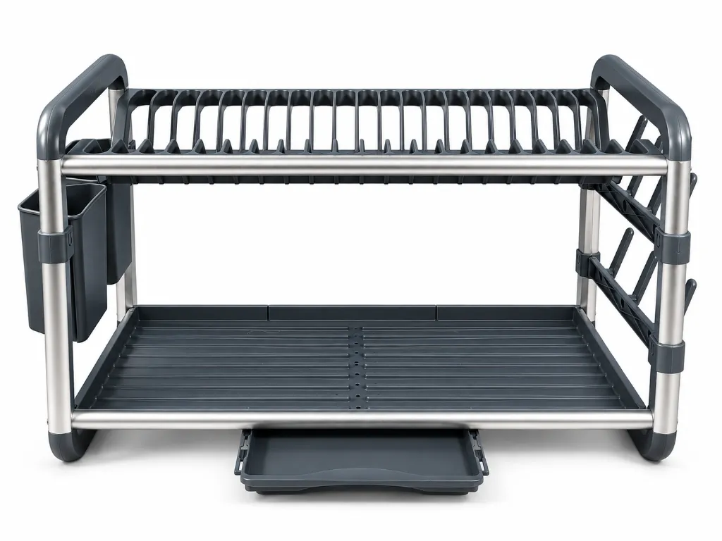 LS-DSH-30 21 TIER ALUMINUM DISH RACK 1.webp