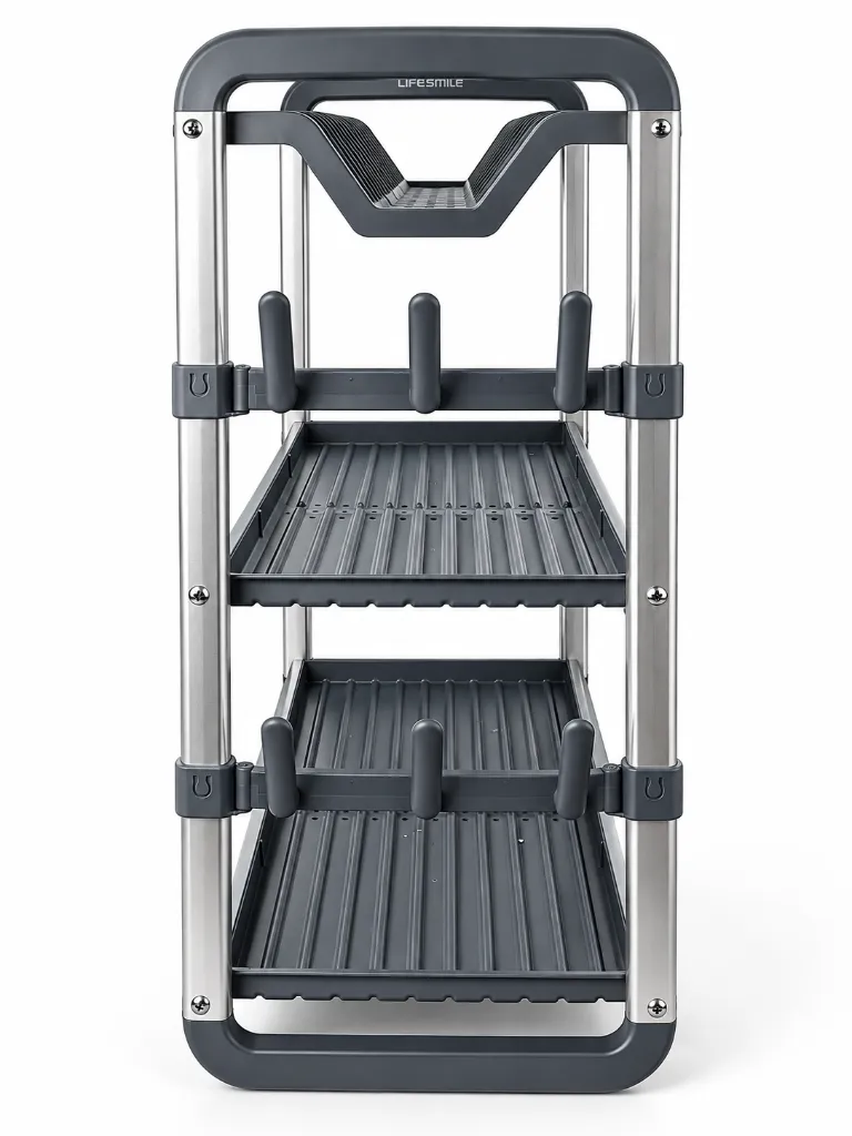 LS-DSH-31 3 TIER ALUMINUM DISH RACK 1.webp