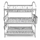 LS-DSH-14 3 TIER ALUMINUM DISH RACK 1.webp