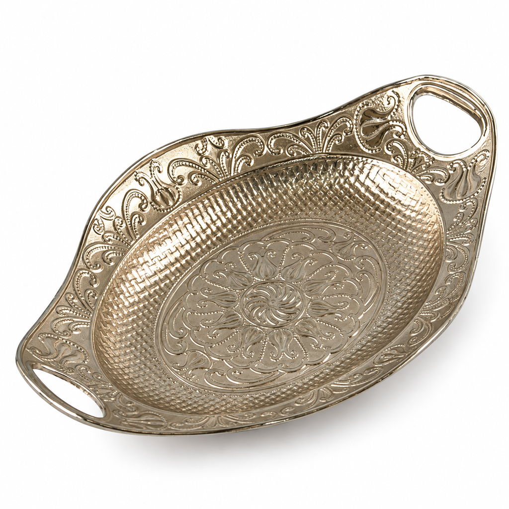 VINTAGE EMBOSSED DECORATIVE DISH