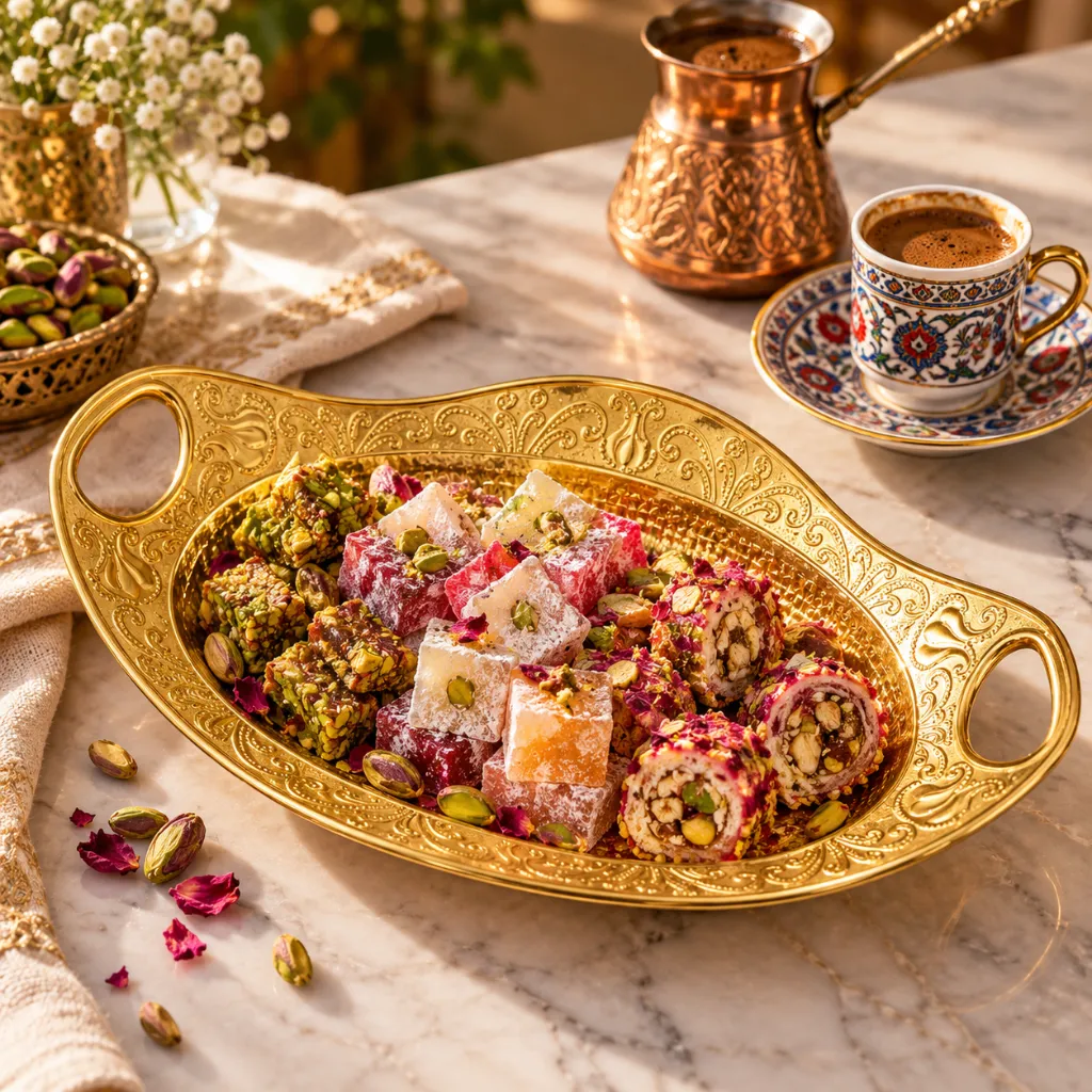 Golden Turkish Delight and Coffee Spread.webp
