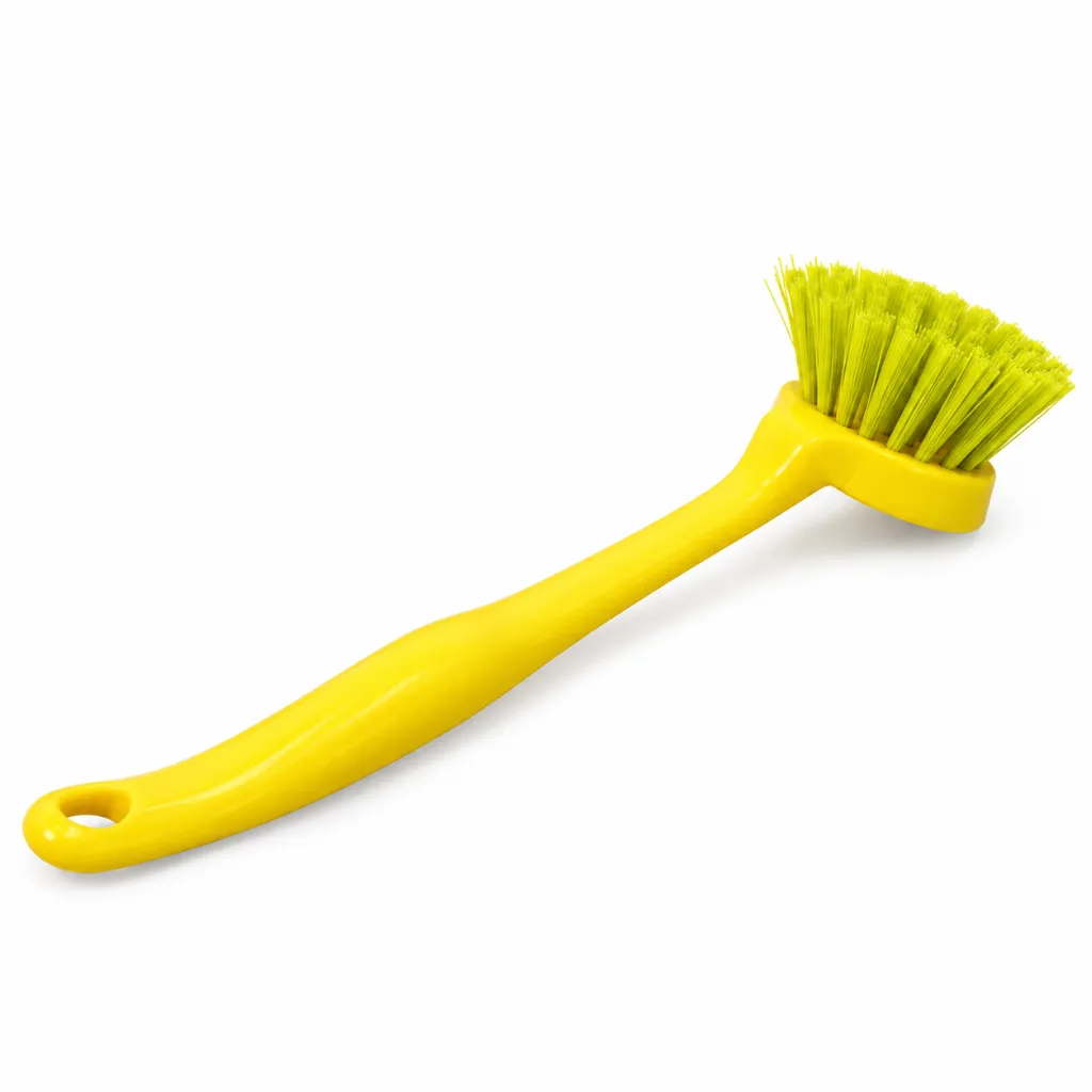 Bright Yellow Dish Scrub Brush.webp