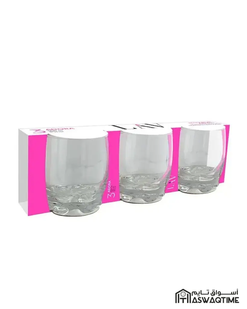 LAV ADORA 3PCS GLASS BEVERAGE CUP 290cc (1).webp