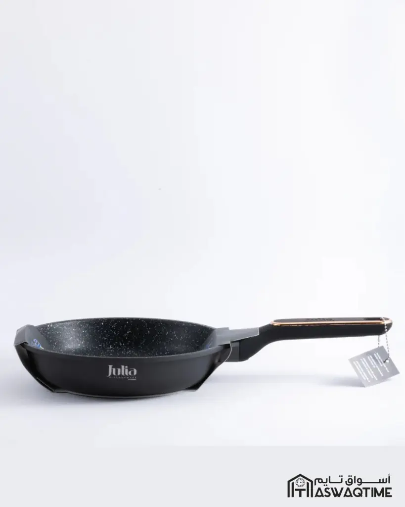 JULIA ELITE-PRO PLUS FRYPAN WITHOUT LID 24CM-BLACK FRAYPAN WITHOUT LID.webp
