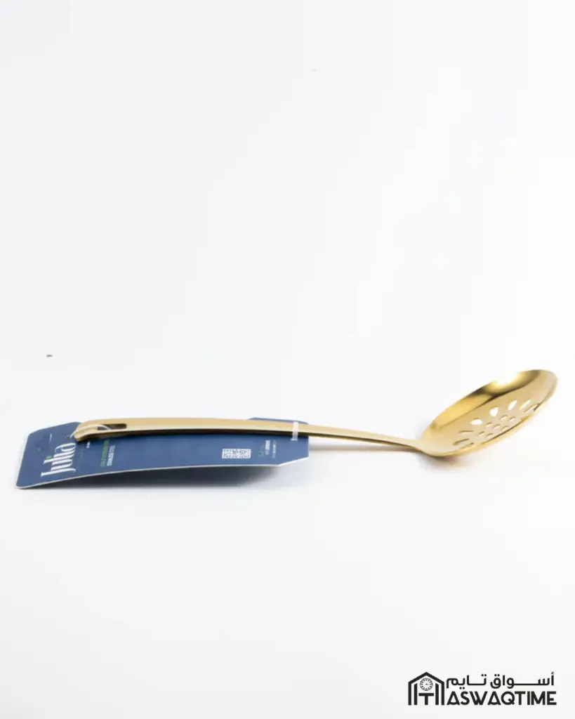 JULIA STAINLESS STEEL LADLE-SKIMMER SHORT HANDLE GOLD (1).webp