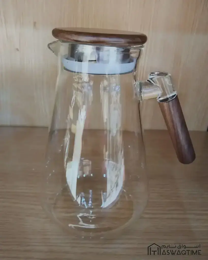 [GH771] GLASS JUG WITH WOODEN HANDLE .webp