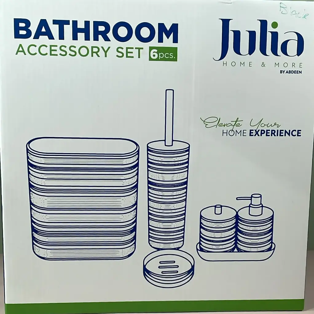 JULIA BATHROOM SET 6PCS