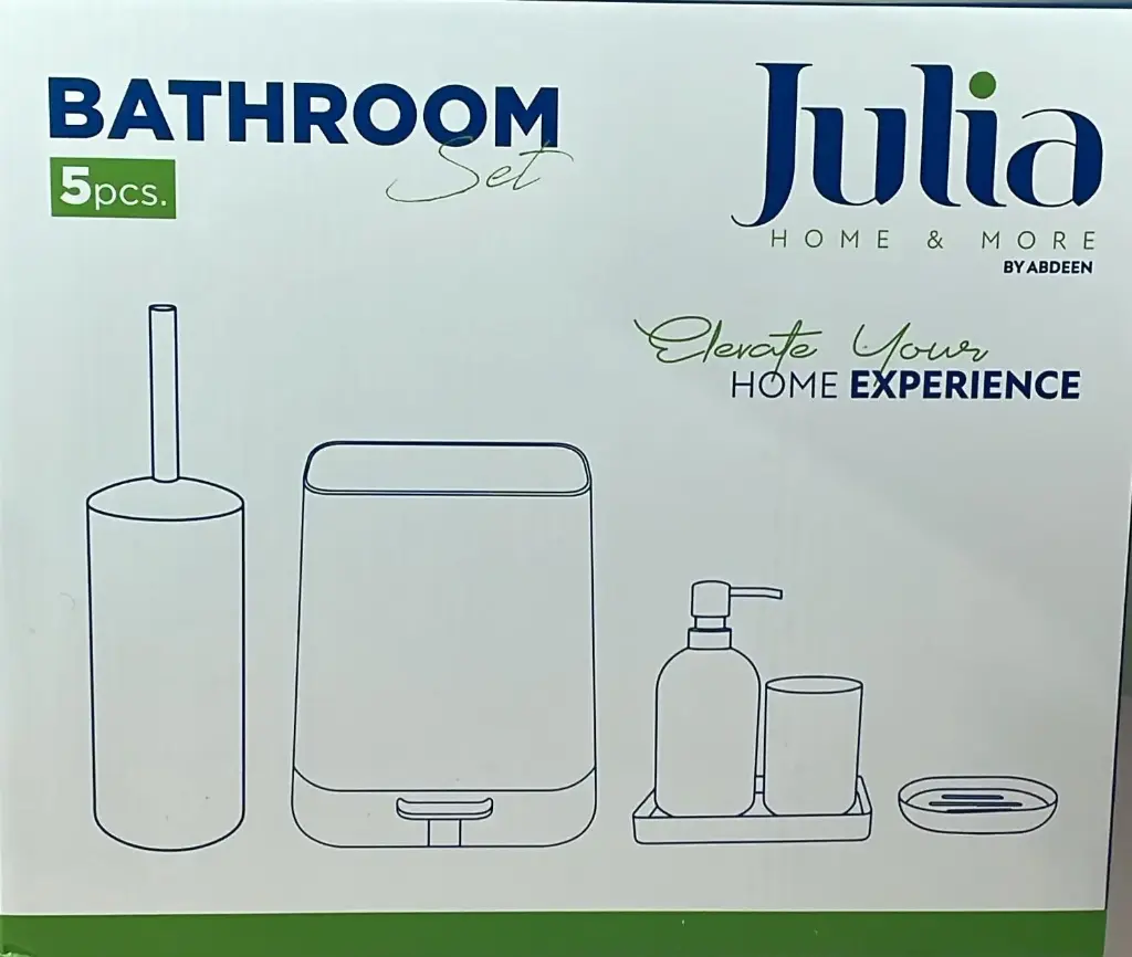JULIA BATHROOM SET 5PCS