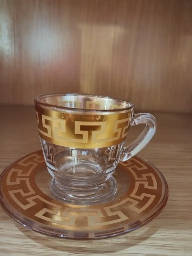 12PCS COFFEE SET GLASSWARE ZB59