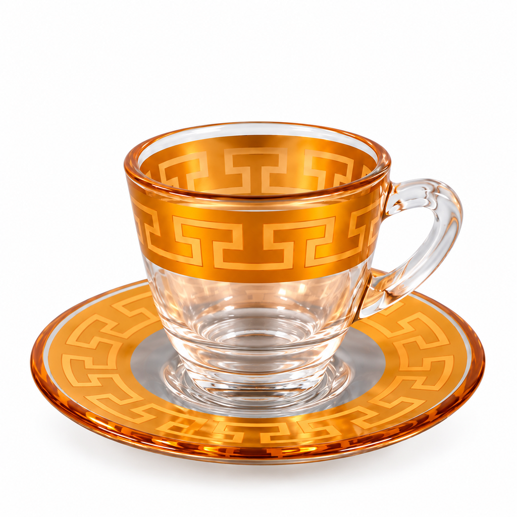 12PCS COFFEE SET GLASSWARE ZB59