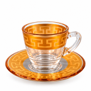 12PCS COFFEE SET GLASSWARE ZB59