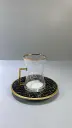 12 PRC NEZ HANDLE STICKER PATTERN TEA SET