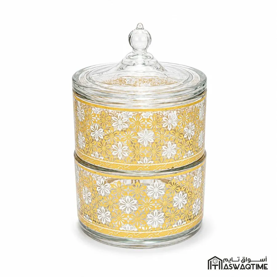 2 LAYERS GLASS CONTAINER