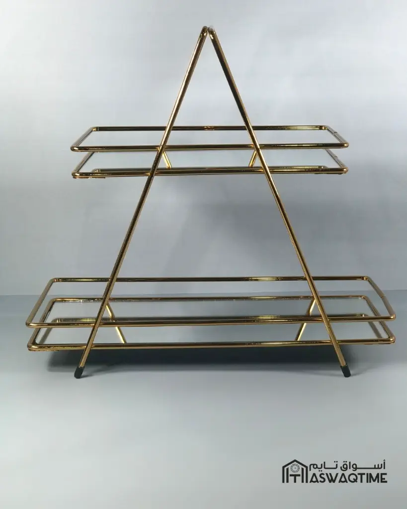 2 LAYER RECTANGULAR FRUIT GOLD