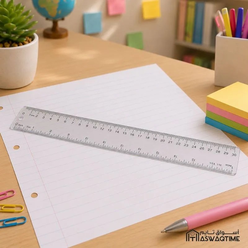 31CM PLASTIC RULER