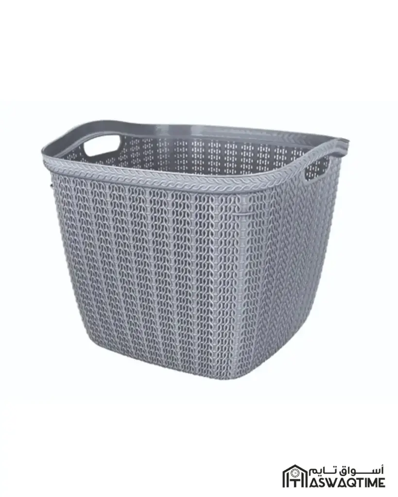 Hobby Life 42 Ltr KNIT SQUARE LAUNDRY BASKET