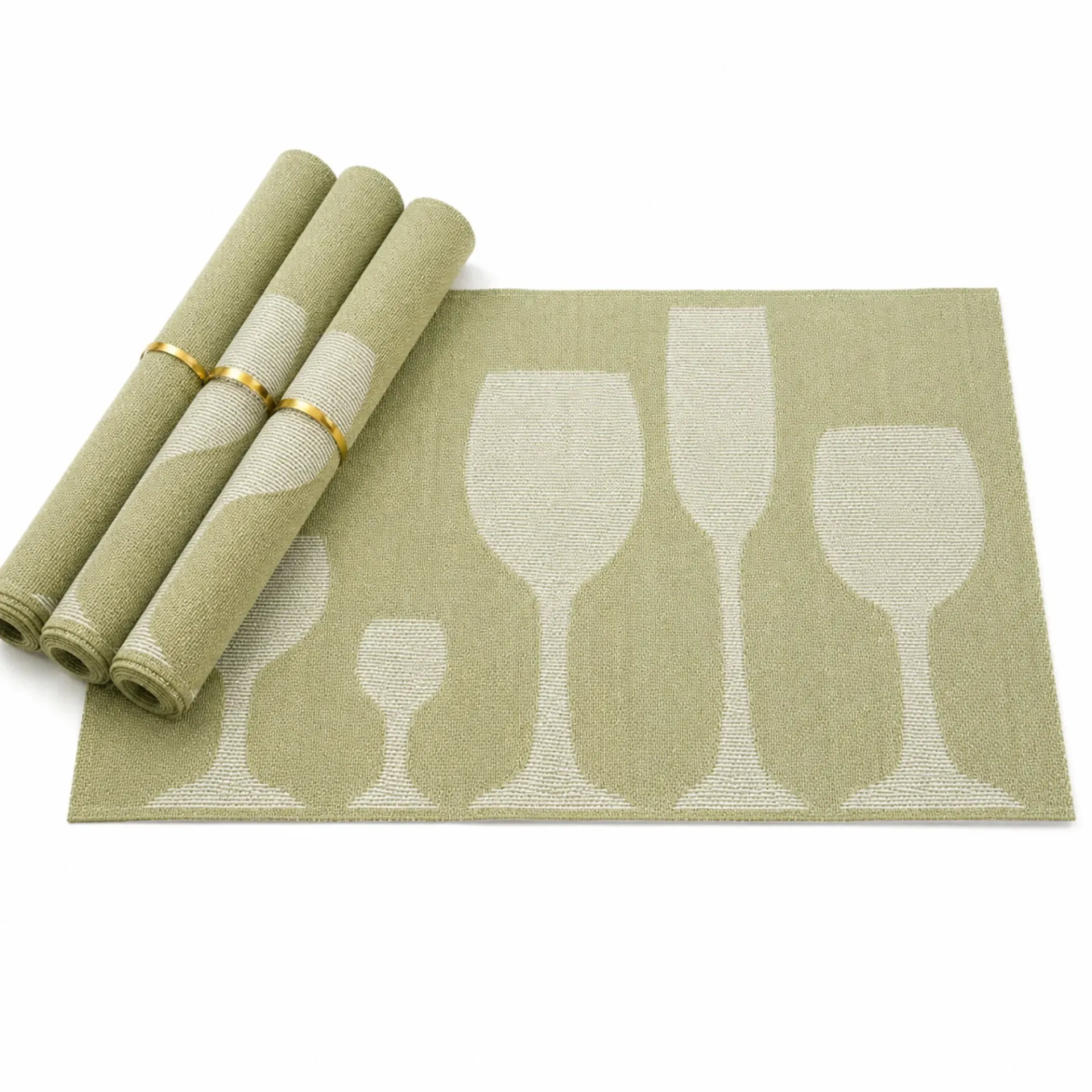 4PCS TABLE PLATE MATS 
