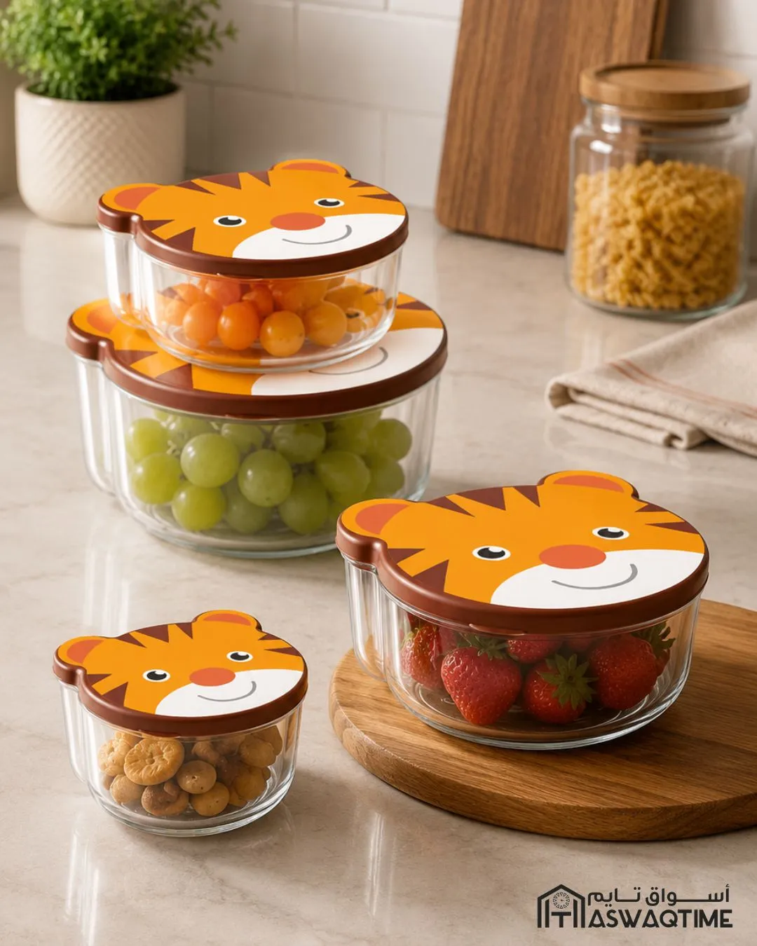 [02 0980] Hobby Life 4 PCS ZOO STORAGE BOX
