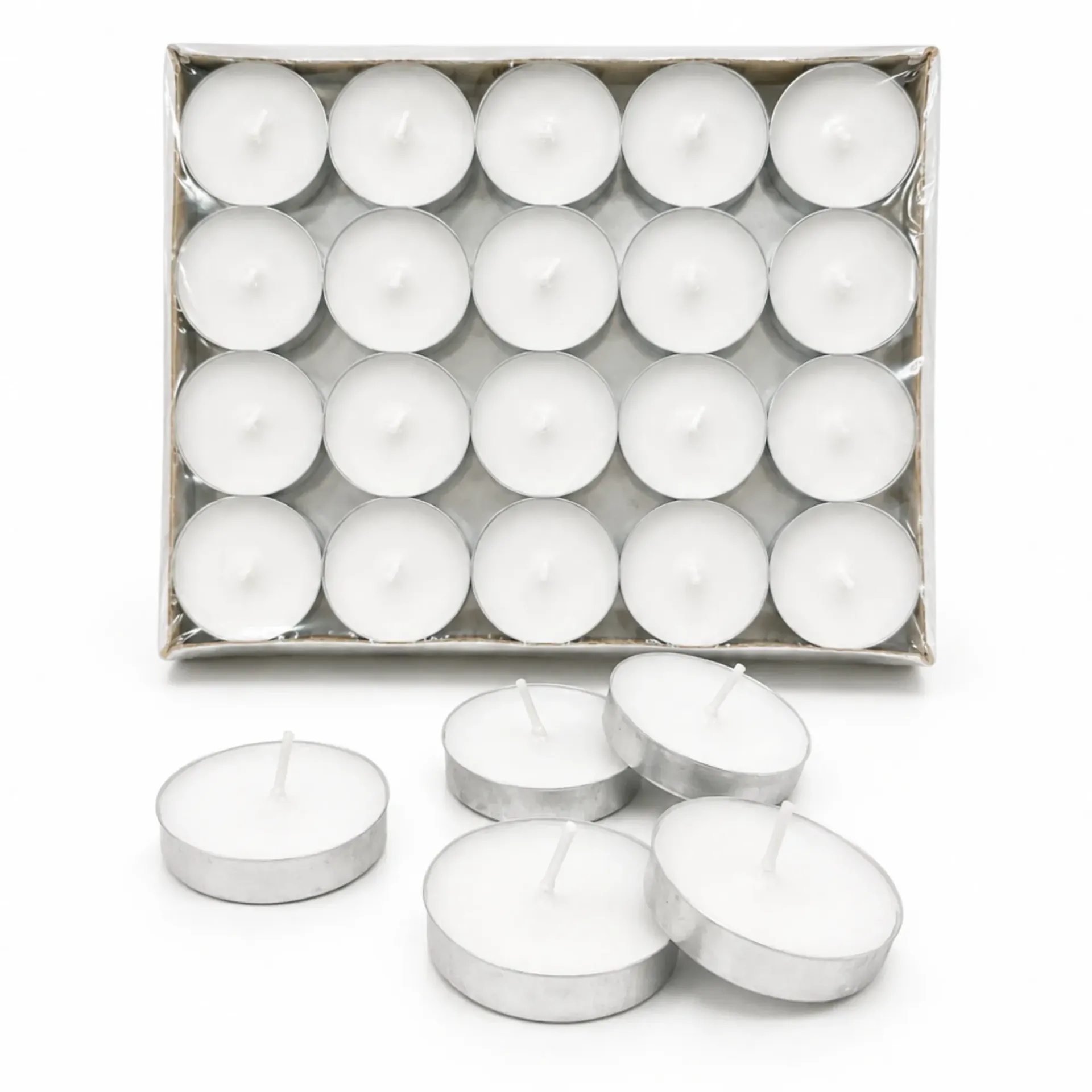 50 LI T-LIGHT MUM RENKLI