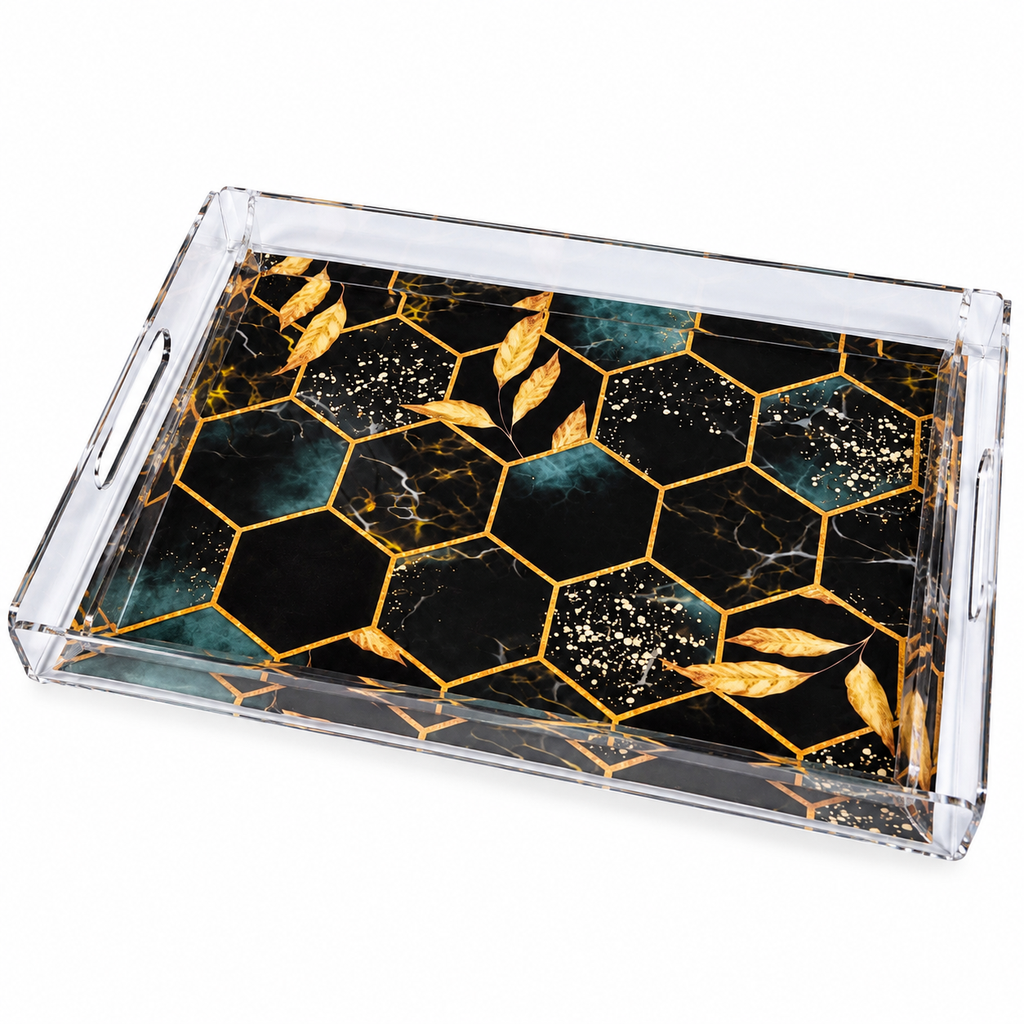 ACRYLIC TRAY SET 2 PCS