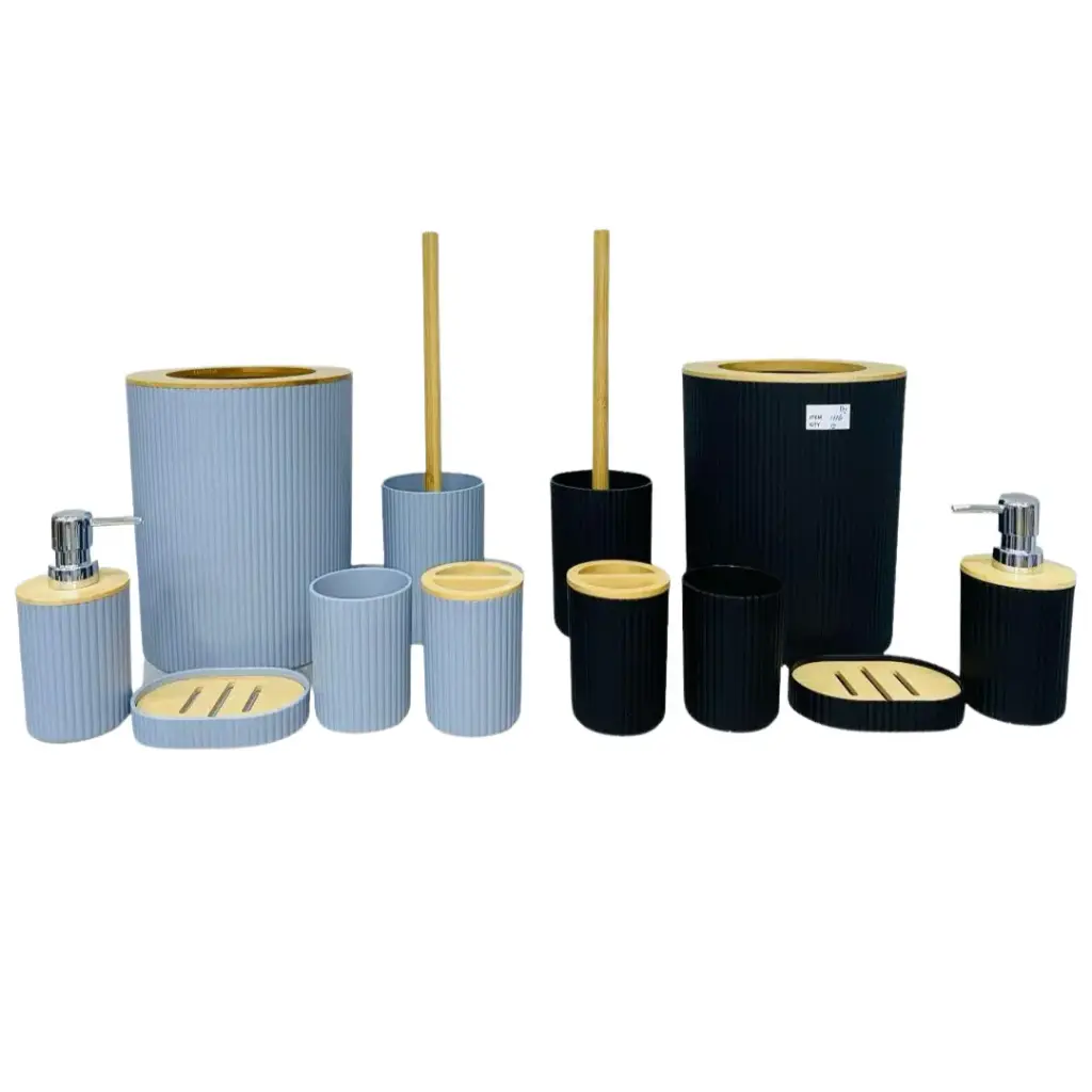 5PCS BATHROOM SET ROUND