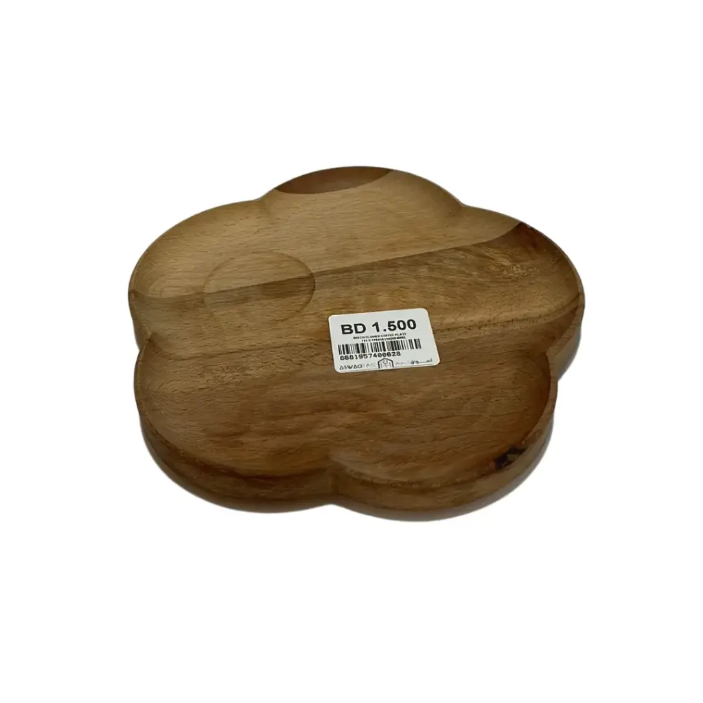ZEMBU BEECH FLOWER COFFEE PLATE 175 X 175X16