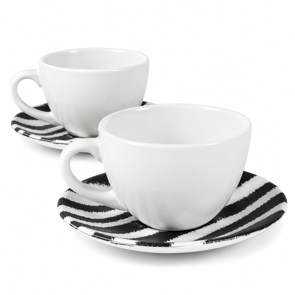 CERAMIC ROYAL DIGITAL 2 PIECE TEA SET