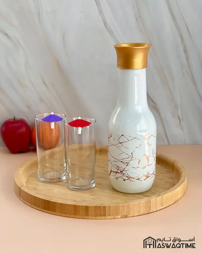 CHUBBY MARBLE BLACK-WHITE WATER BOTTLE 1000CC 