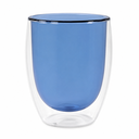 COLORED DOUBLE GLASS CUP 350ml