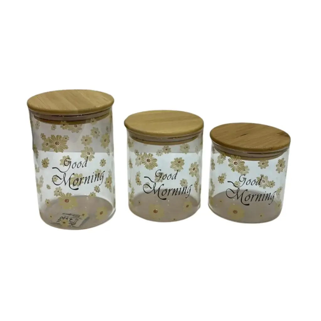 DAISY STORAGE JAR SET