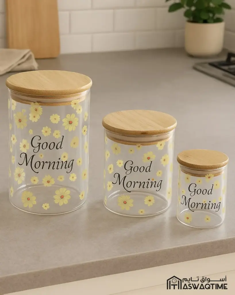 DAISY STORAGE JAR SET