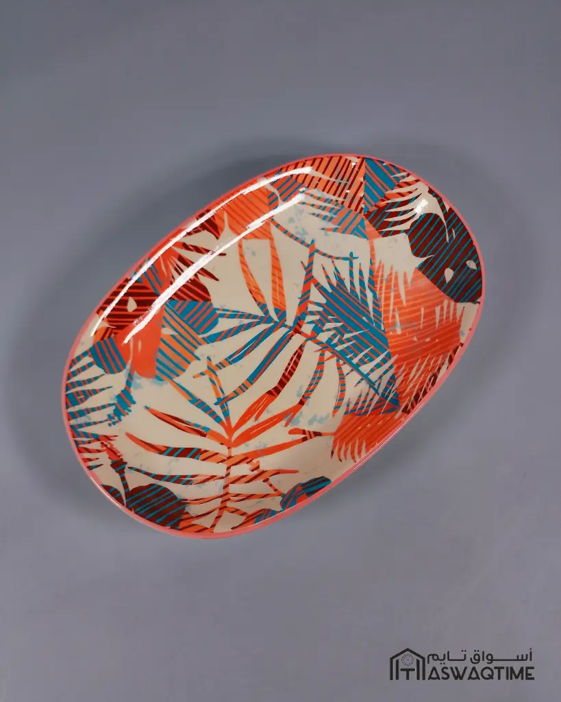 DANNY HOME 9.5" OVAL PLATE 24X15X2.5CM PORCELAIN 348G