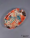 DANNY HOME 9.5" OVAL PLATE 24X15X2.5CM PORCELAIN 348G