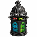 DECORATION TRADITIONAL METAL LANTERN