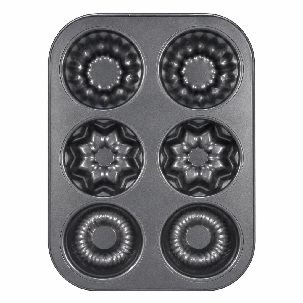 [MS09-DHB51] DANNYHOME NONSTICK 6 CUP MULTI MUFFIN PAN 10.4x7.3x1.2cm