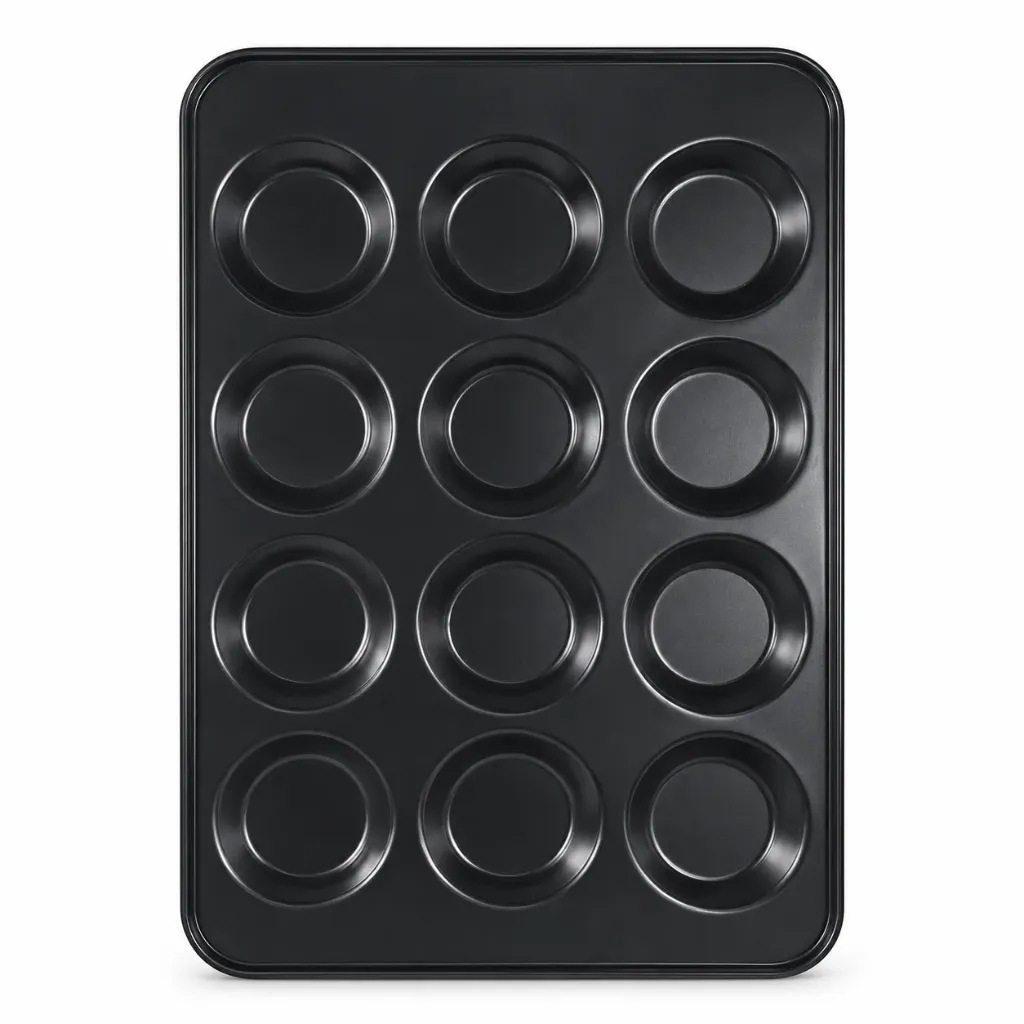 [MS09-DHB99] DANNY HOME NON-STICK 12 CUP BUN TRAY BAKEWARE 32.7x8.7x0.7cm