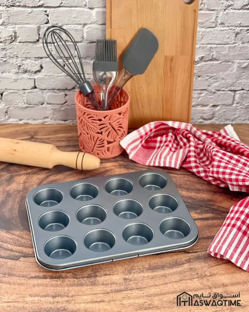 DANNY HOME NON-STICK 12 CUP MUFFIN PAN BAKEWARE 35x26.5x3cm