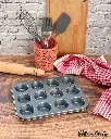 DANNY HOME NON-STICK 12 CUP MUFFIN PAN BAKEWARE 35x26.5x3cm