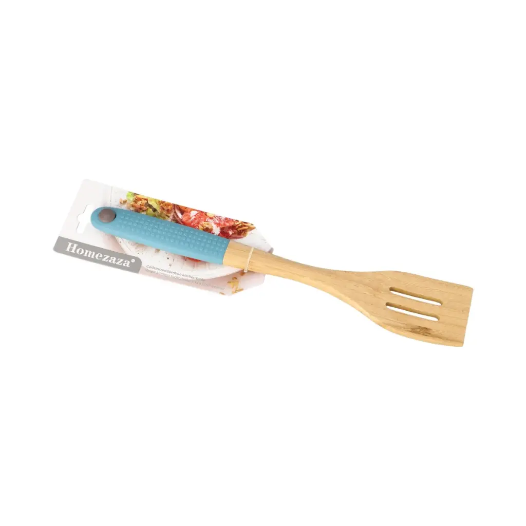 DANNY HOME BEACH WOOD SLOTTED TURNER 32.5CM