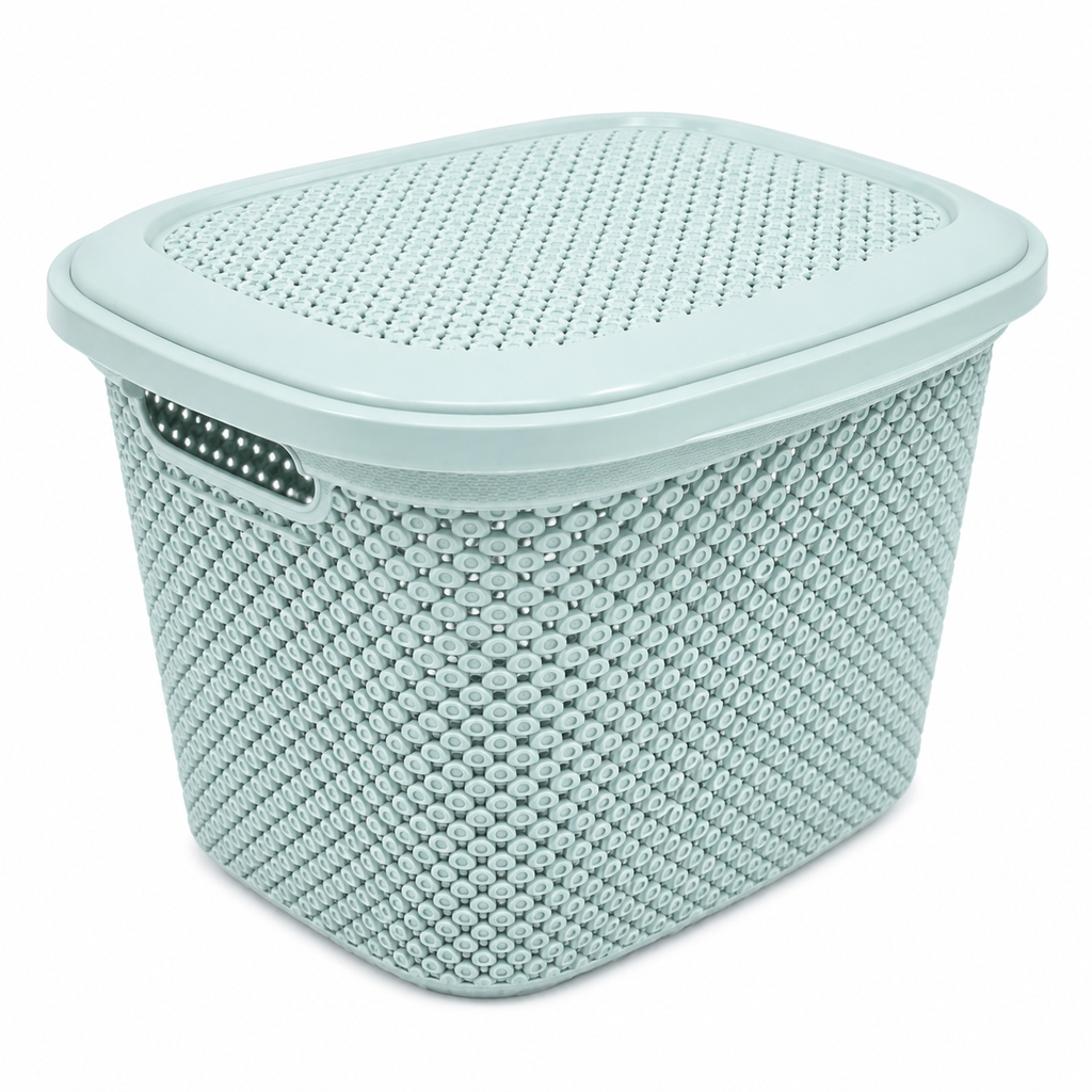 Hobby Life DIAMOND MULTI-PURPOSE BASKET WITH LID 15 Ltr