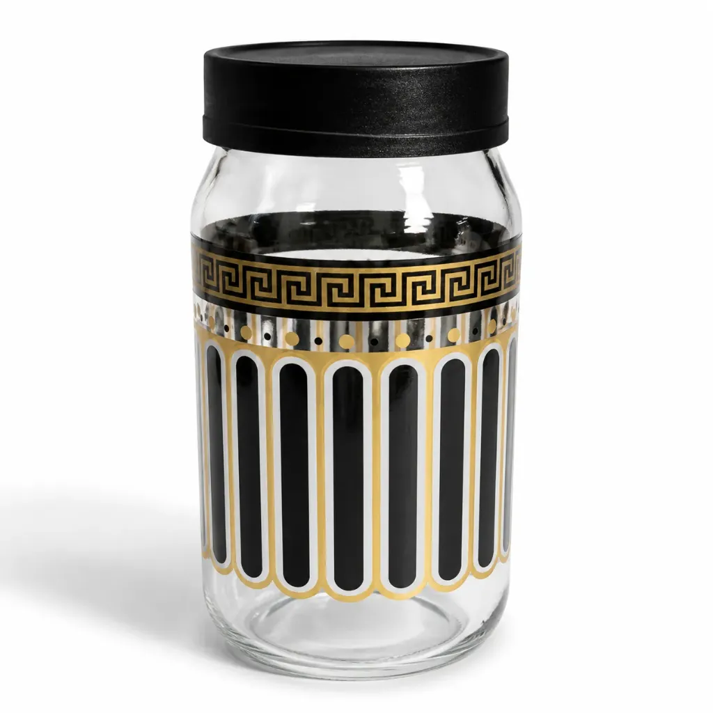 ELEGANCE PATTERNED JAR  1000CC